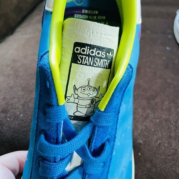 Rare Sample Tags Adidas Toy Story Blue Green Mens 9 US 42 2/3 EUR - Picture 8 of 8